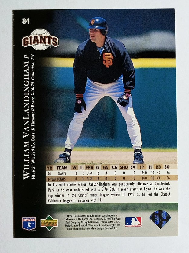 1995 Upper Deck #84 William VanLandingham
