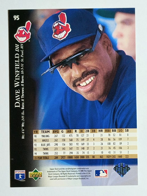1995 Upper Deck #95 Dave Winfield