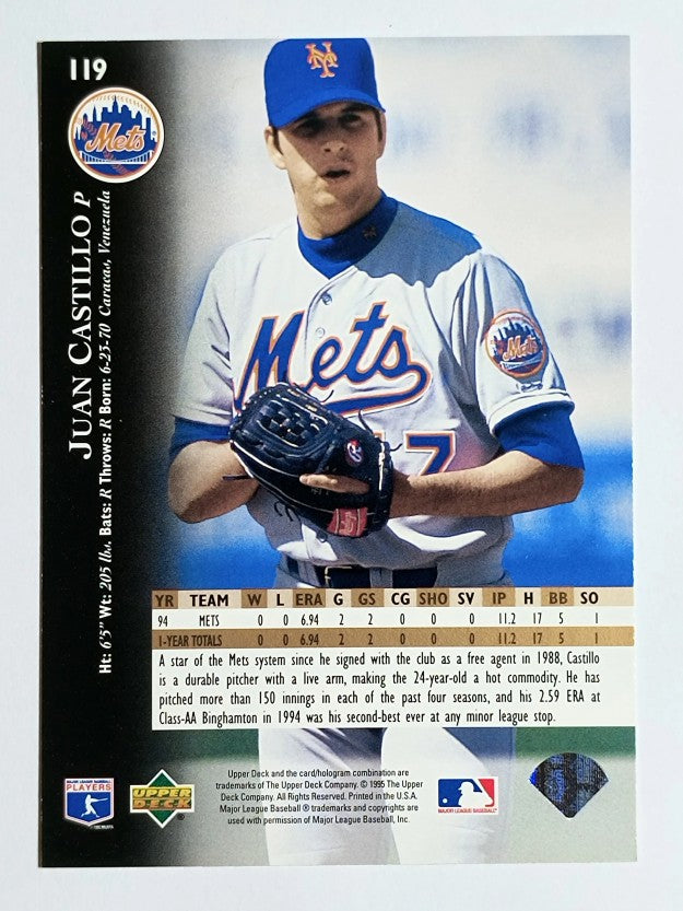 1995 Upper Deck #119 Juan Castillo