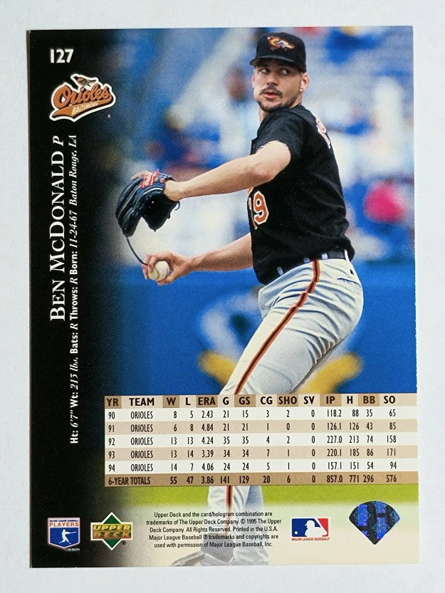 1995 Upper Deck #127 Ben McDonald
