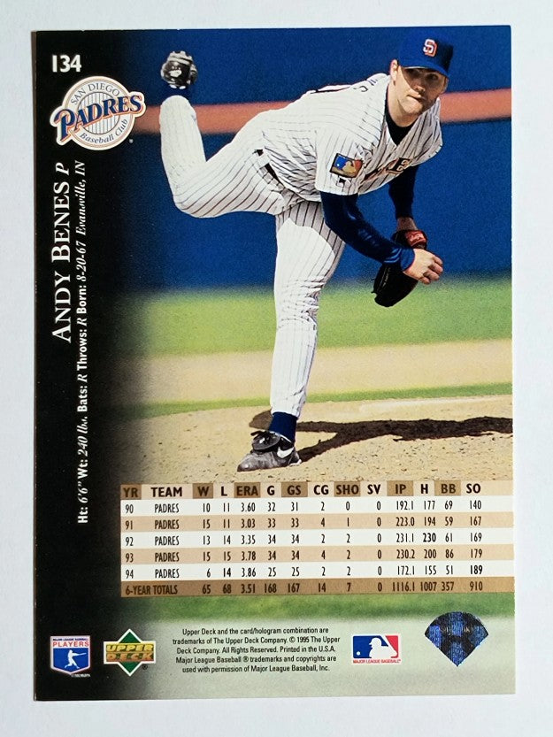 1995 Upper Deck #134 Andy Benes