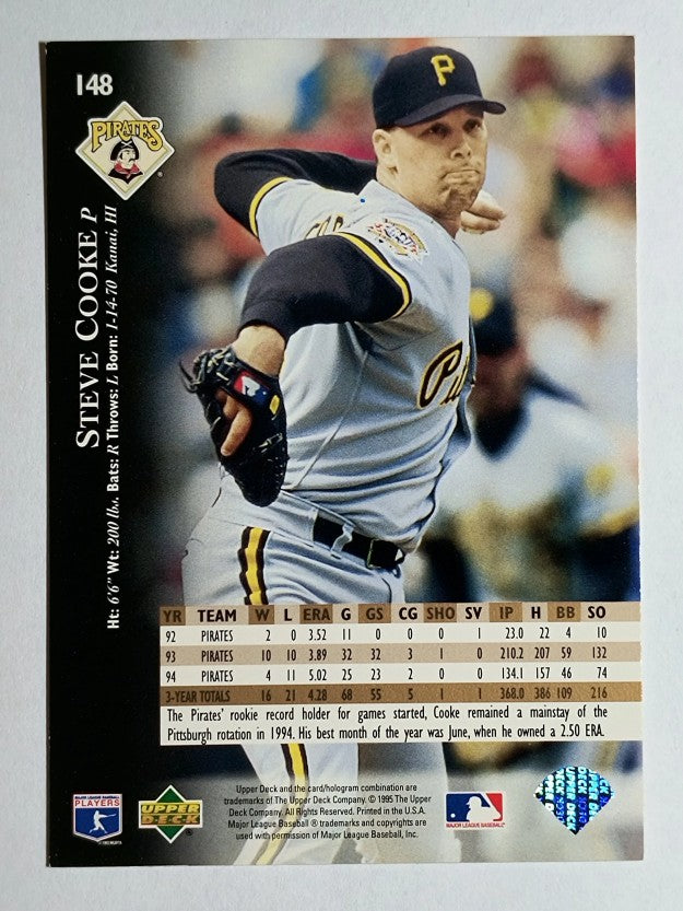 1995 Upper Deck #148 Steve Cooke