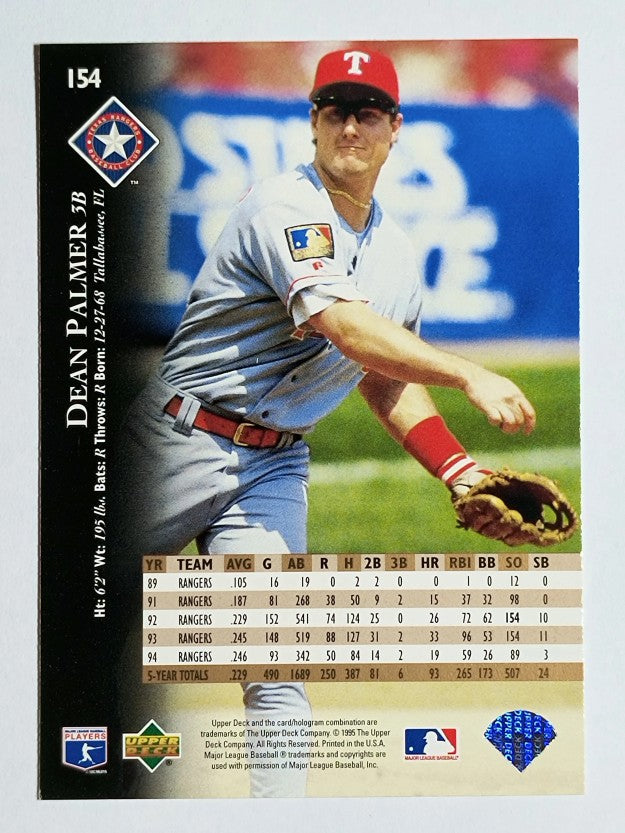 1995 Upper Deck #154 Dean Palmer