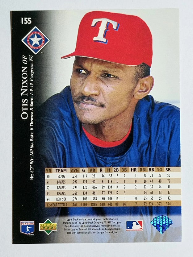 1995 Upper Deck #155 Otis Nixon