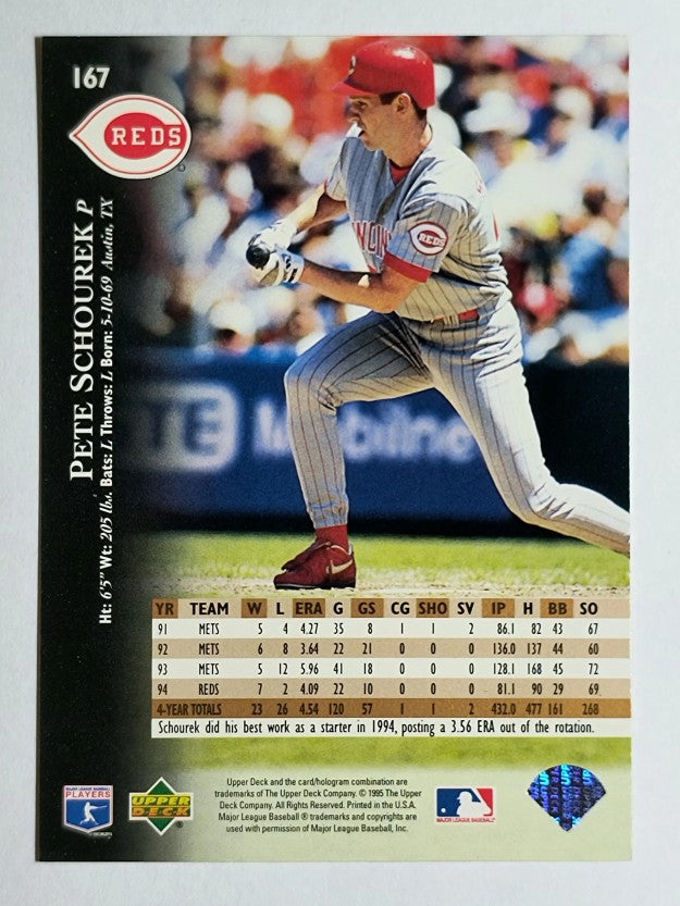 1995 Upper Deck #167 Pete Schourek