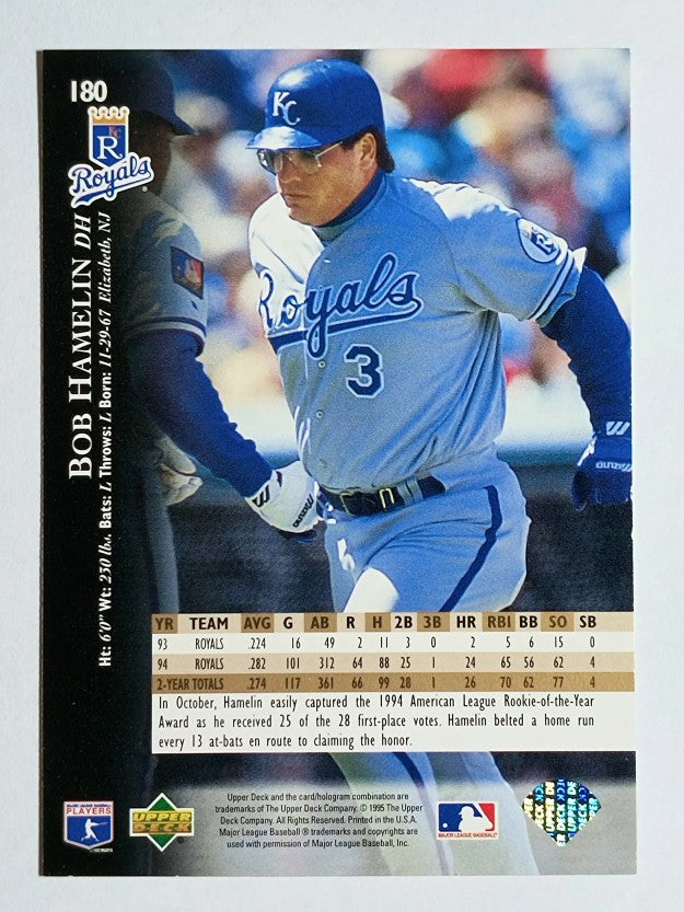 1995 Upper Deck #180 Bob Hamelin