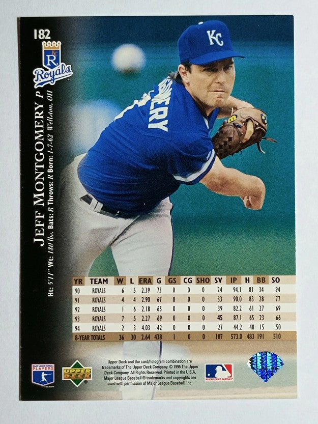 1995 Upper Deck #182 Jeff Montgomery