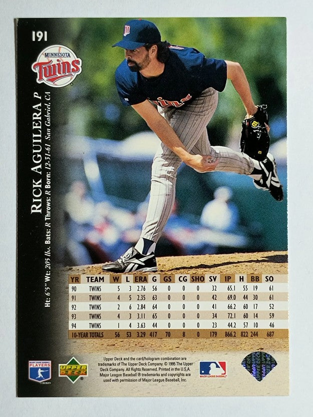 1995 Upper Deck #191 Rick Aguilera