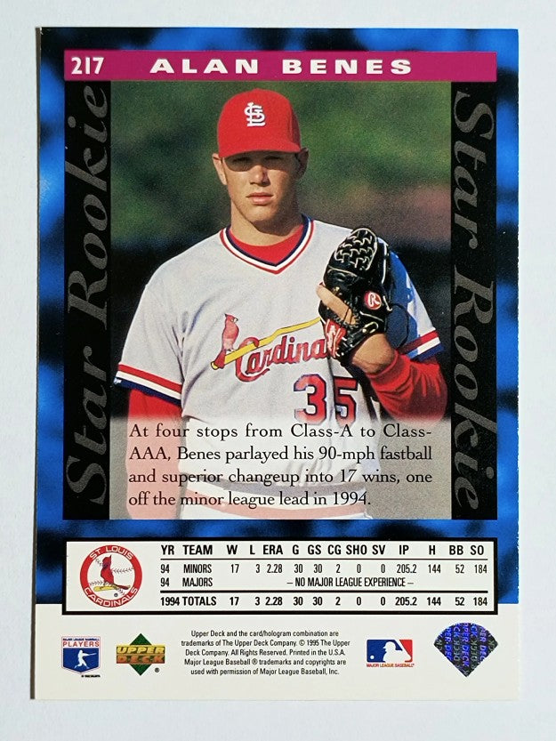 1995 Upper Deck #217 Alan Benes