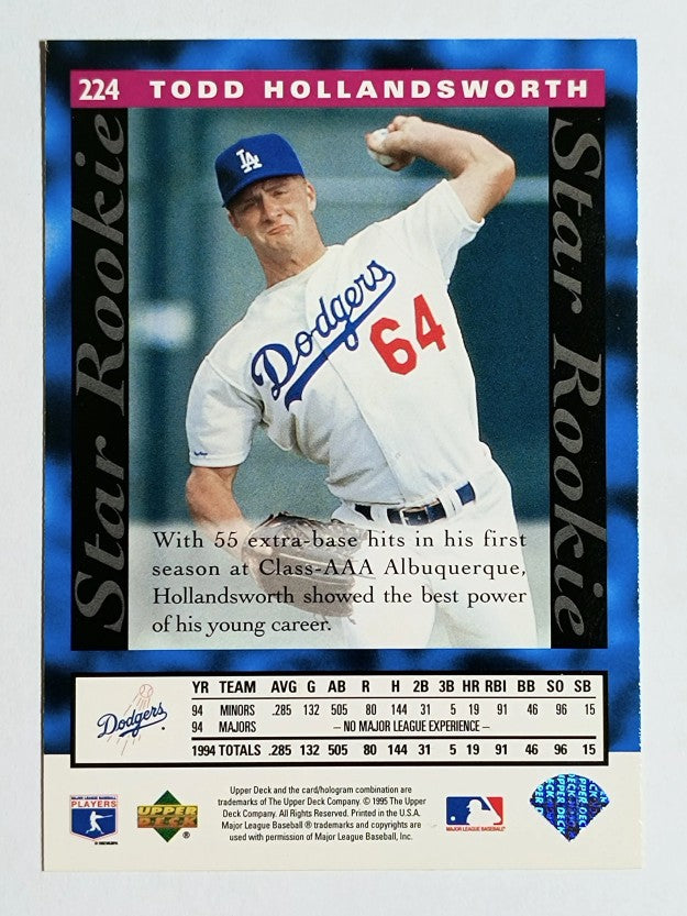 1995 Upper Deck #224 Todd Hollandsworth