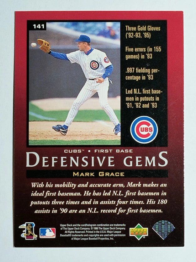 1997 Upper Deck #141 Mark Grace DG