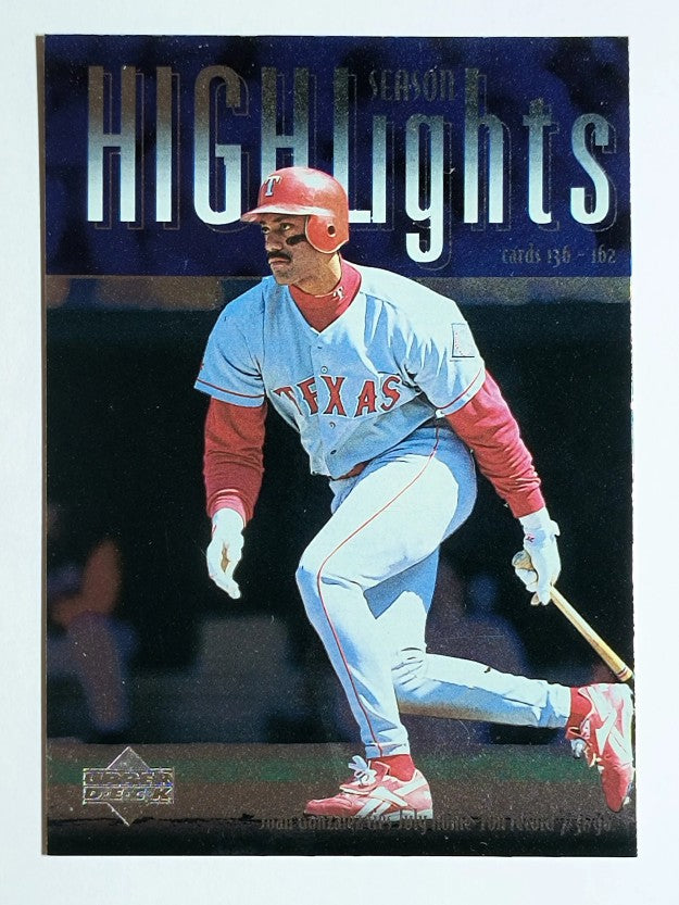 1997 Upper Deck #219 Juan Gonzalez SH CL