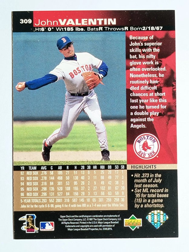 1997 Upper Deck #309 John Valentin