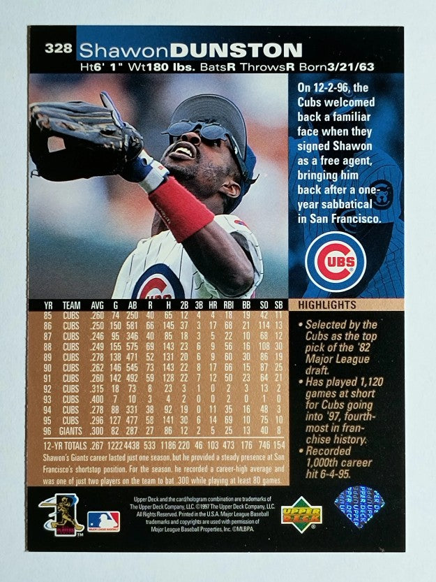 1997 Upper Deck #328 Shawon Dunston