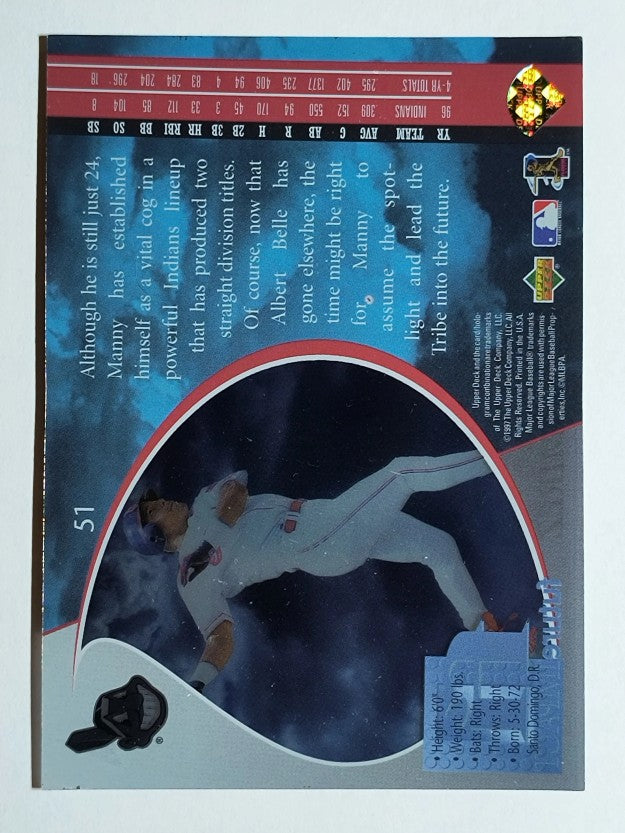 1997 UD3 #51 Manny Ramirez