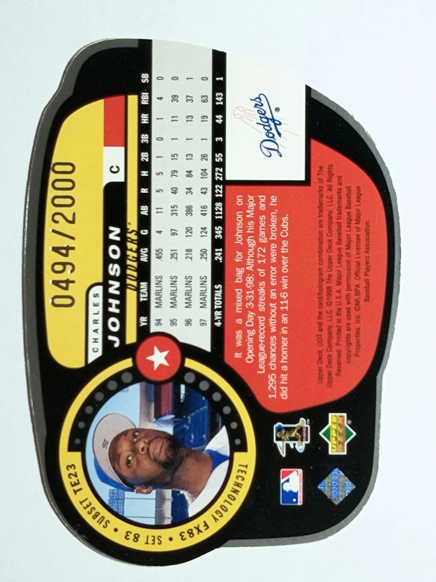 1998 UD3 Die Cuts #83 Charles Johnson EF