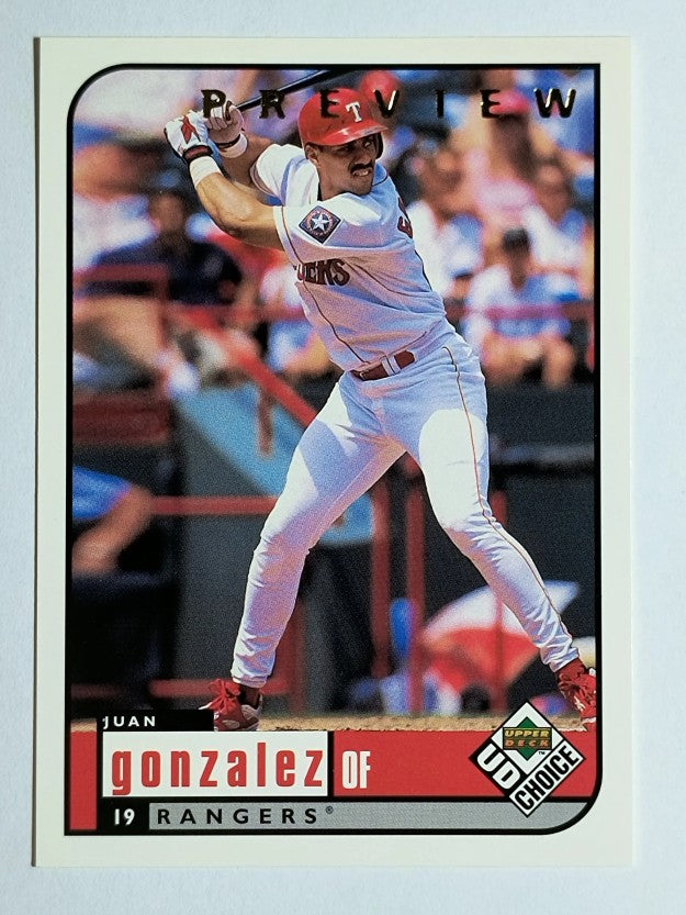 1999 UD Choice Preview #152 Juan Gonzalez
