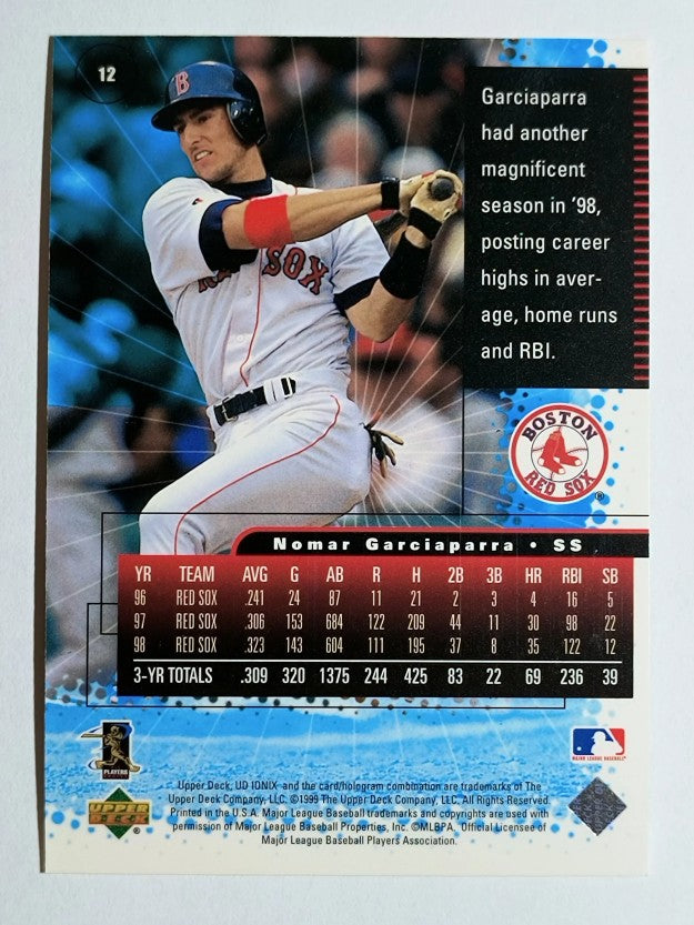 1999 UD Ionix #12 Nomar Garciaparra