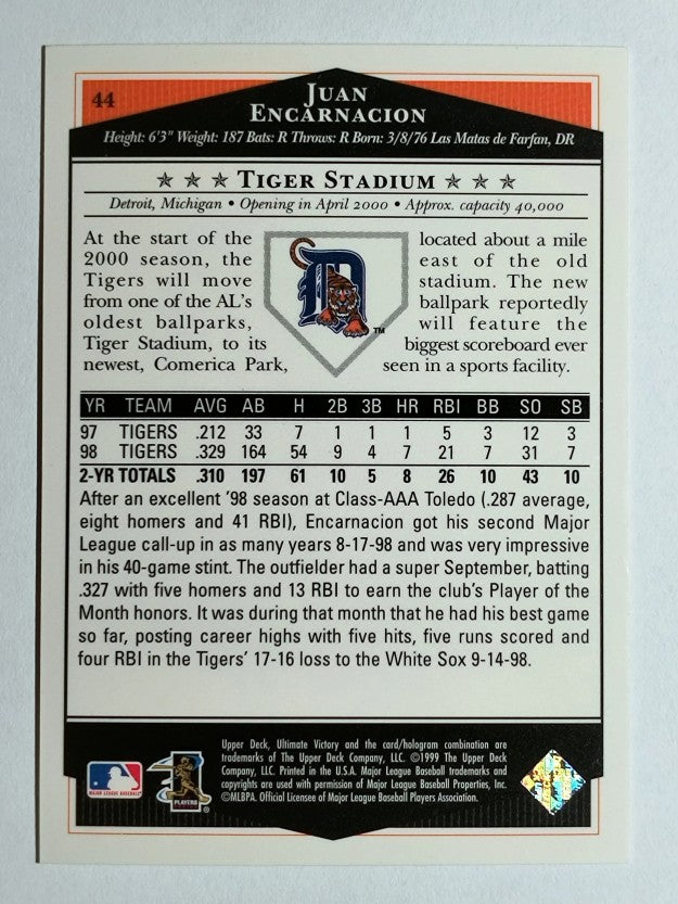 1999 Ultimate Victory #44 Juan Encarnacion