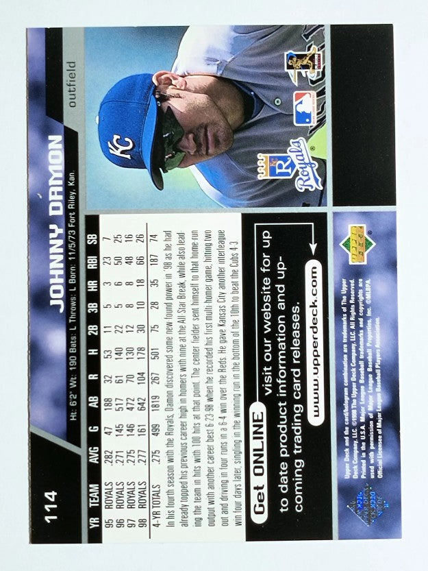 1999 Upper Deck #114 Johnny Damon