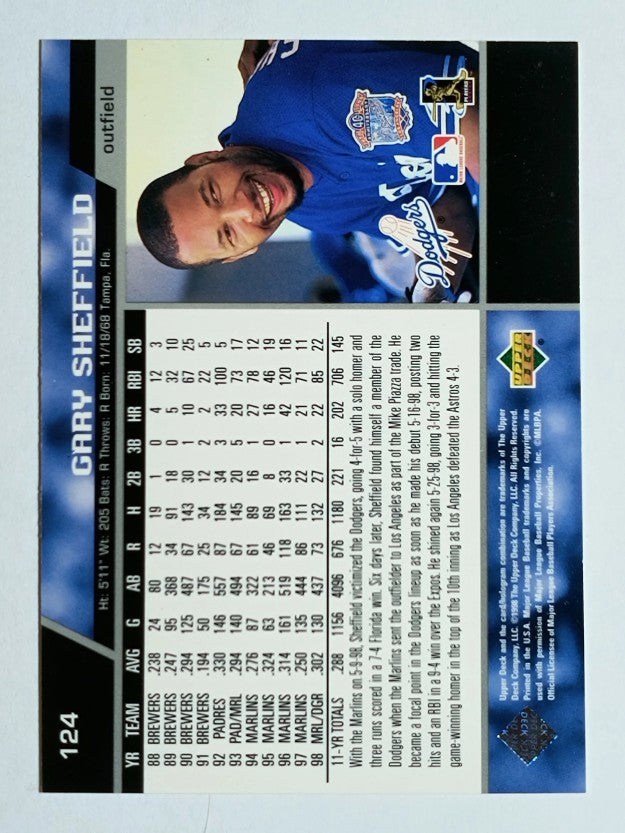 1999 Upper Deck #124 Gary Sheffield