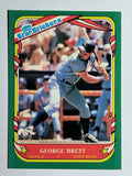 1987 Fleer Star Stickers #15 George Brett