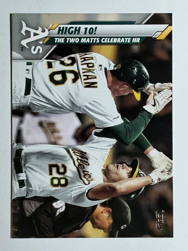 2020 Topps Update #U218 Matt Chapman/Matt Olson