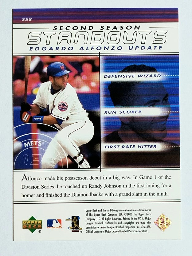 2000 Upper Deck MVP Second Season Standouts #SS8 Edgardo Alfonzo