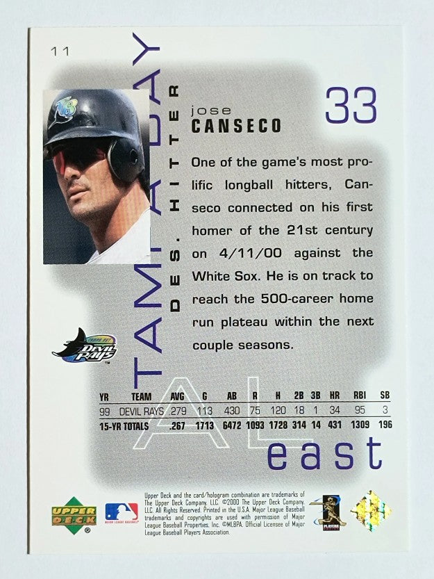 2000 Upper Deck Pros and Prospects #11 Jose Canseco