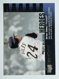 2002 UD Piece of History Tape Measure Heroes #TM15 Brian Giles