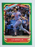 1987 Fleer Star Stickers #101 Cal Ripken