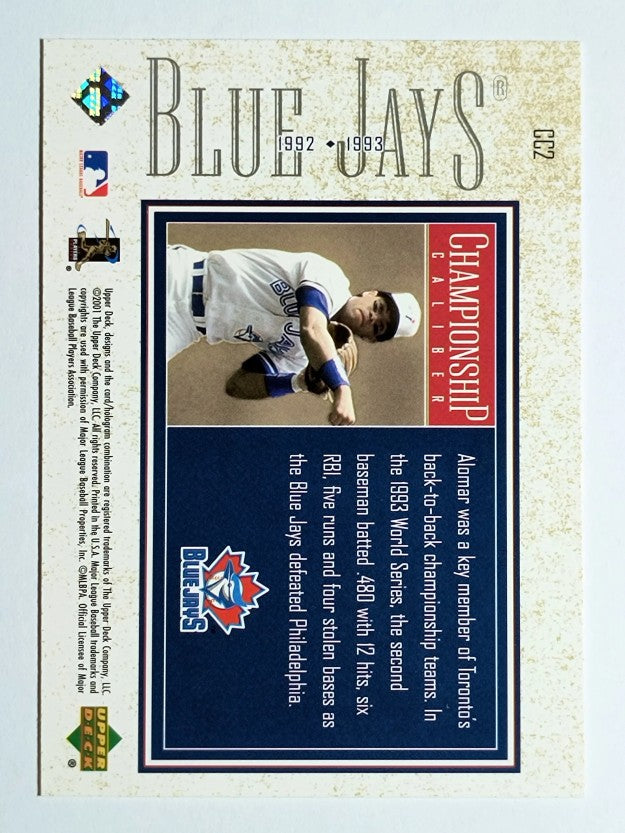 2002 Upper Deck Championship Caliber #CC2 Roberto Alomar