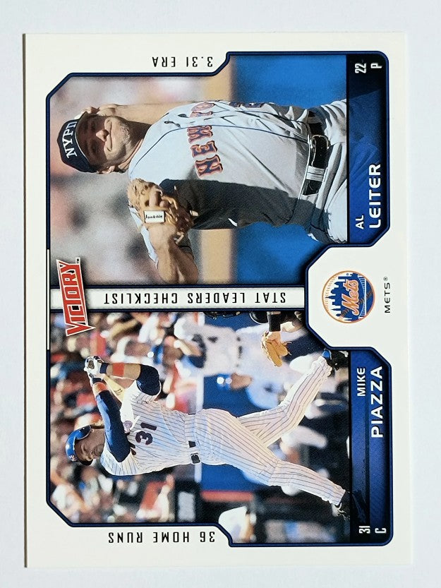2002 Upper Deck Victory #414 Mike Piazza/Al Leiter