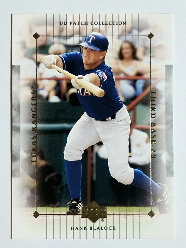2003 UD Patch Collection #111 Hank Blalock