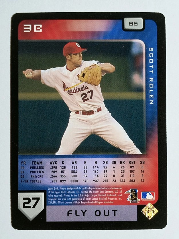 2003 Upper Deck Victory #86 Scott Rolen