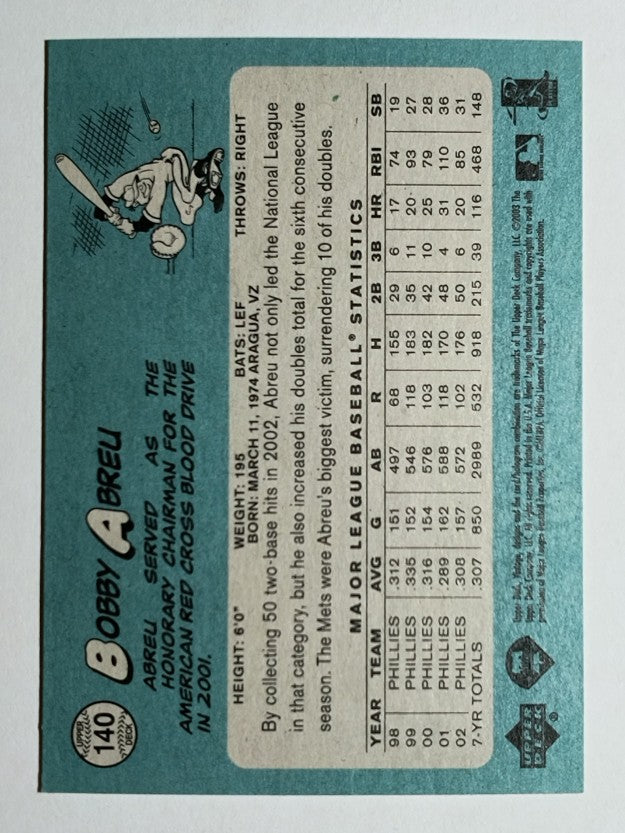 2003 Upper Deck Vintage #140 Bobby Abreu