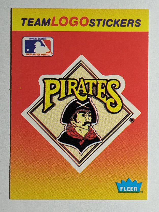 1991 Fleer Team Stickers #61 Pittsburgh Pirates/Large logo
