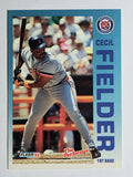 1992 Fleer Citgo The Performer #7 Cecil Fielder
