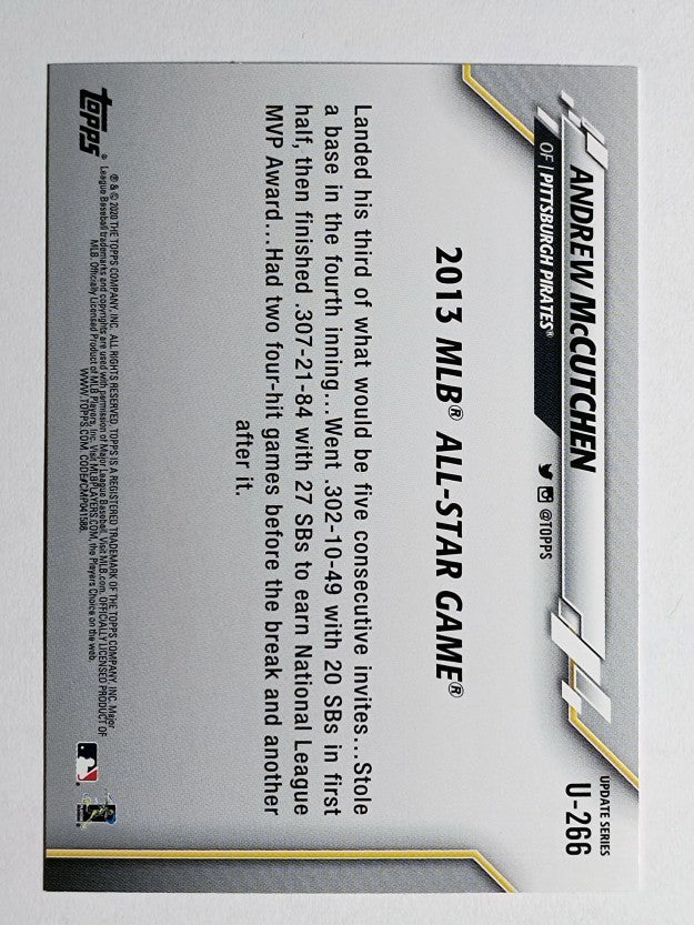 2020 Topps Update #U266 Andrew McCutchen AS