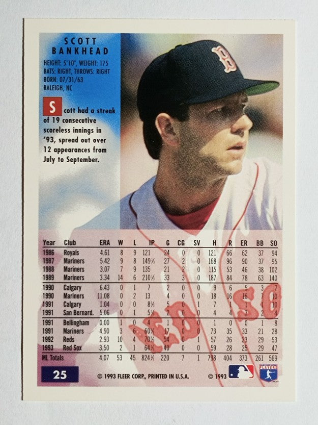 1994 Fleer #25 Scott Bankhead
