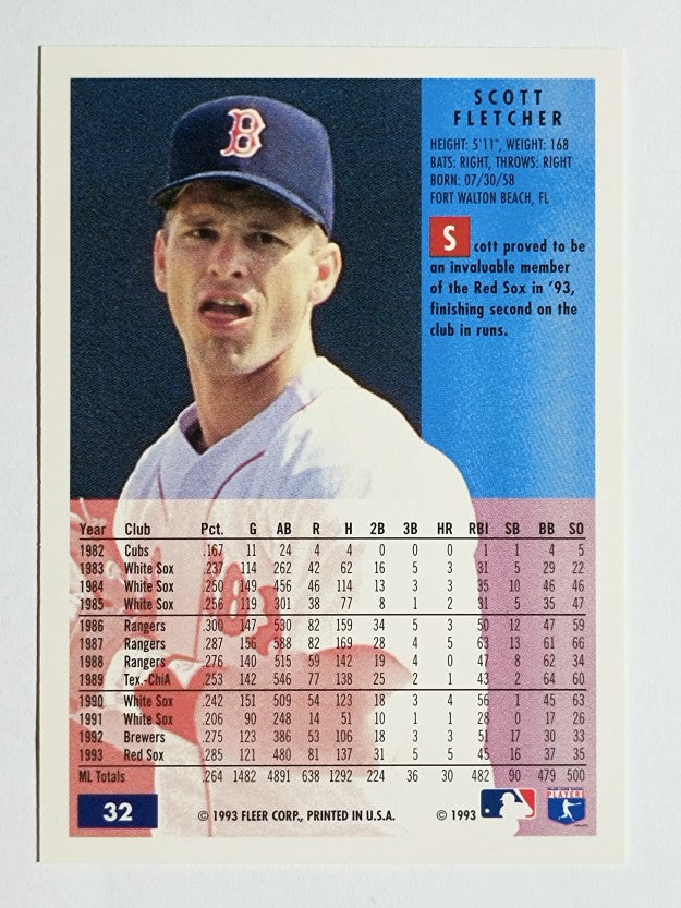 1994 Fleer #32 Scott Fletcher