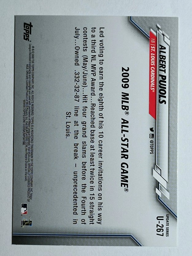 2020 Topps Update #U267 Albert Pujols AS