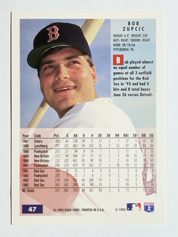 1994 Fleer #47 Bob Zupcic