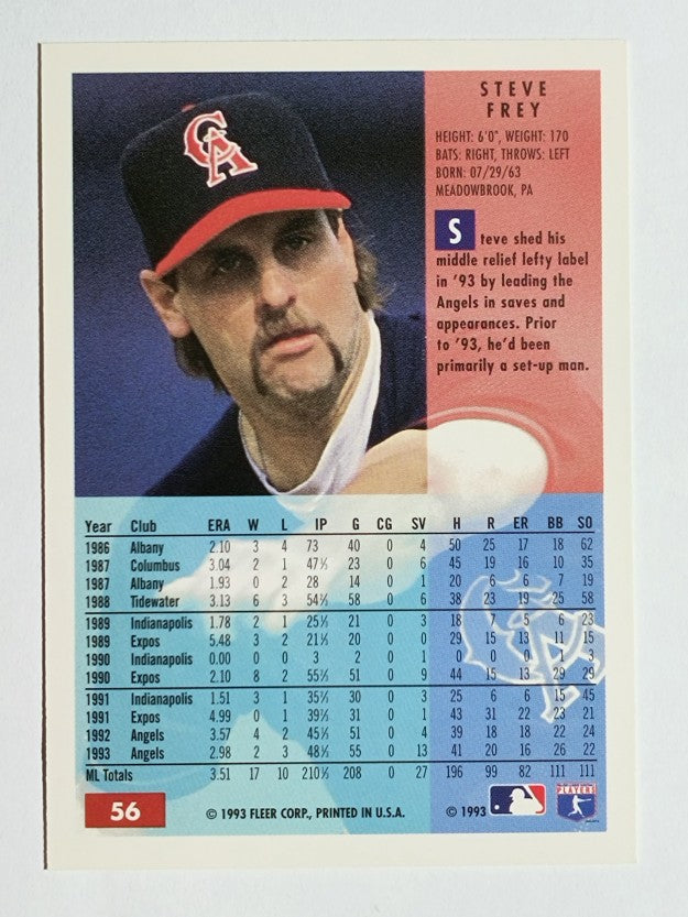 1994 Fleer #56 Steve Frey