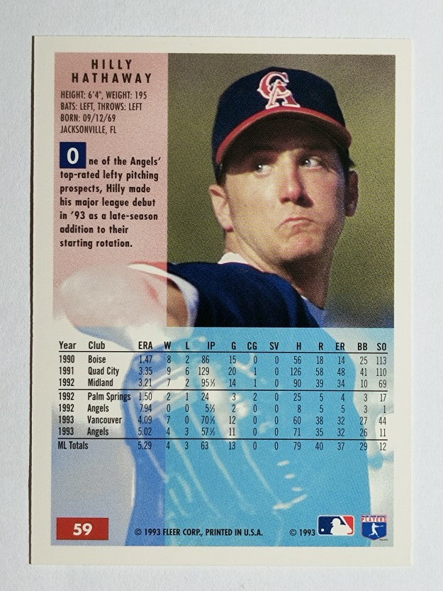 1994 Fleer #59 Hilly Hathaway