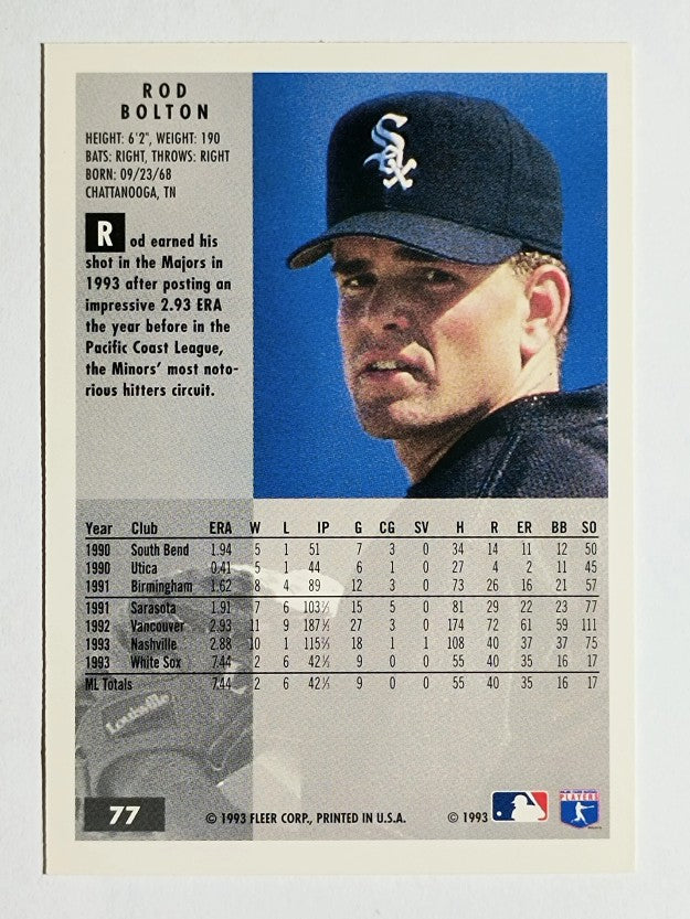 1994 Fleer #77 Rod Bolton