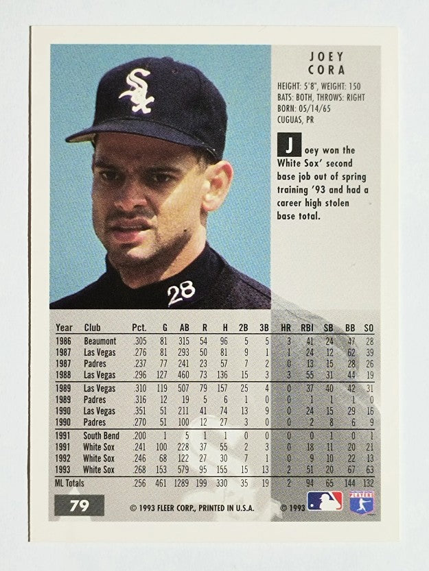 1994 Fleer #79 Joey Cora