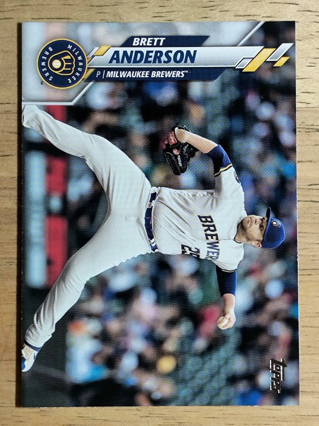 2020 Topps Update #U275 Brett Anderson