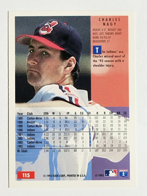 1994 Fleer #115 Charles Nagy