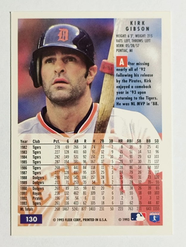 1994 Fleer #130 Kirk Gibson